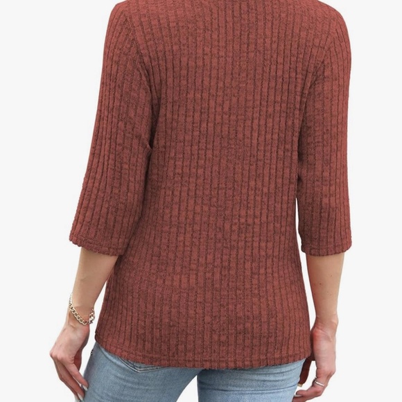 Long sleeve  Ribbed Top - Picture 2 of 2